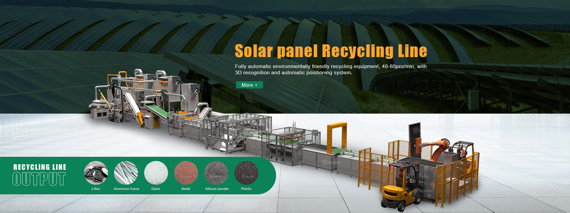calidad Línea de reciclaje de paneles solares fábrica